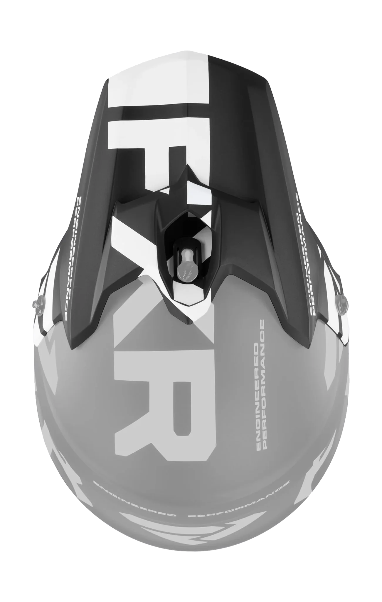 FXR Helmklep Torque Team - Zwart / Wit