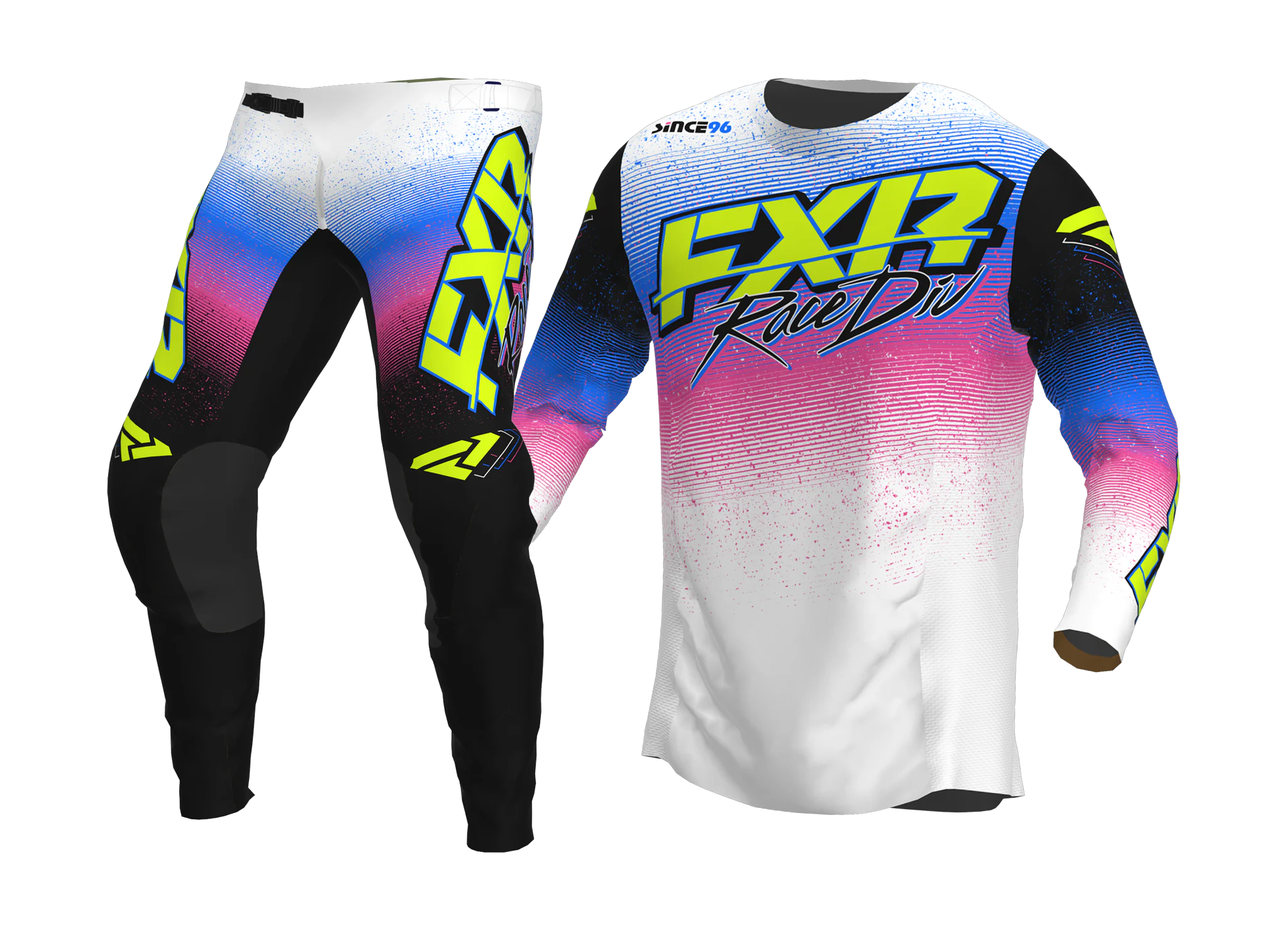 FXR Kinder Crosskleding Podium - Retro