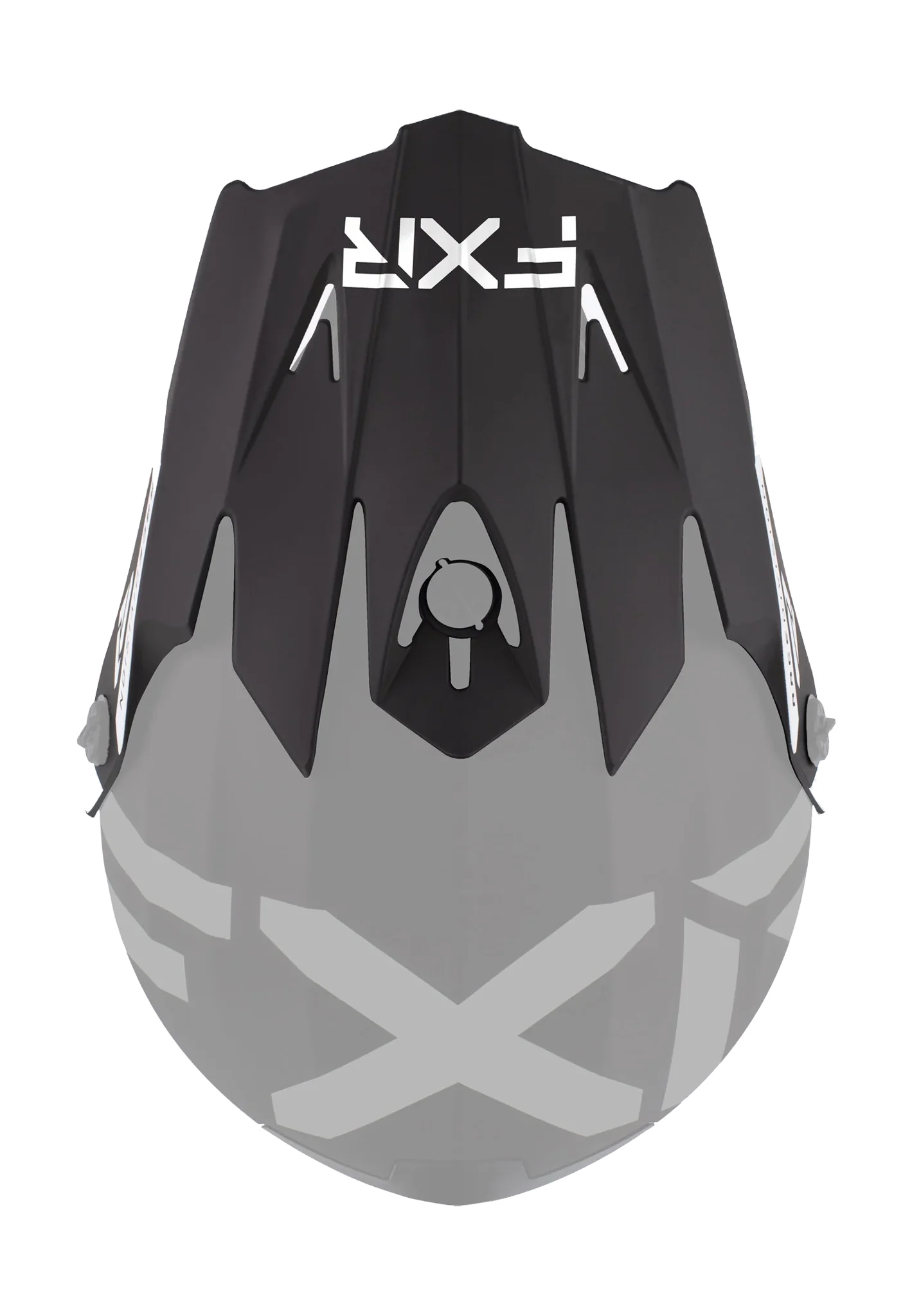FXR Kinder Helmklep Legion - Zwart / Wit