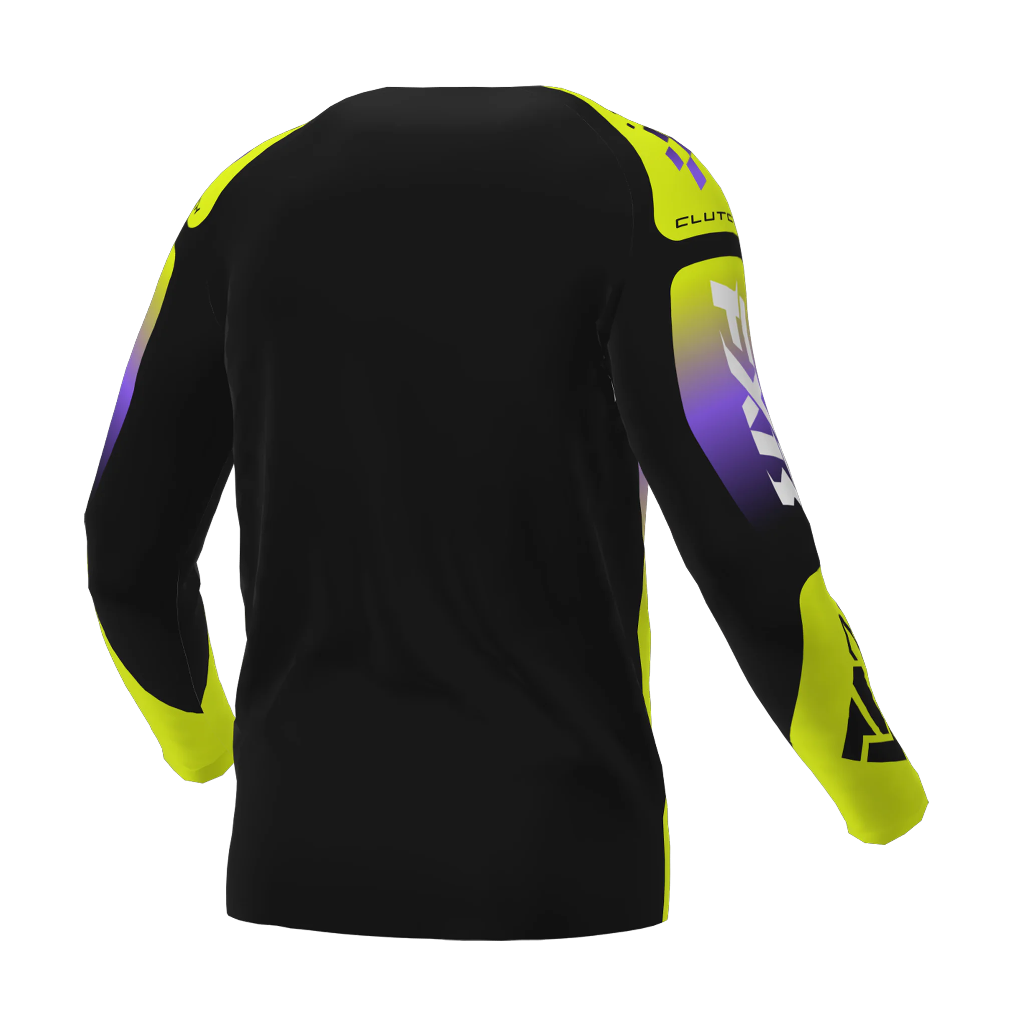 FXR Mini Cross Shirt 2026 Clutch - HiVis / Zwart / Paars
