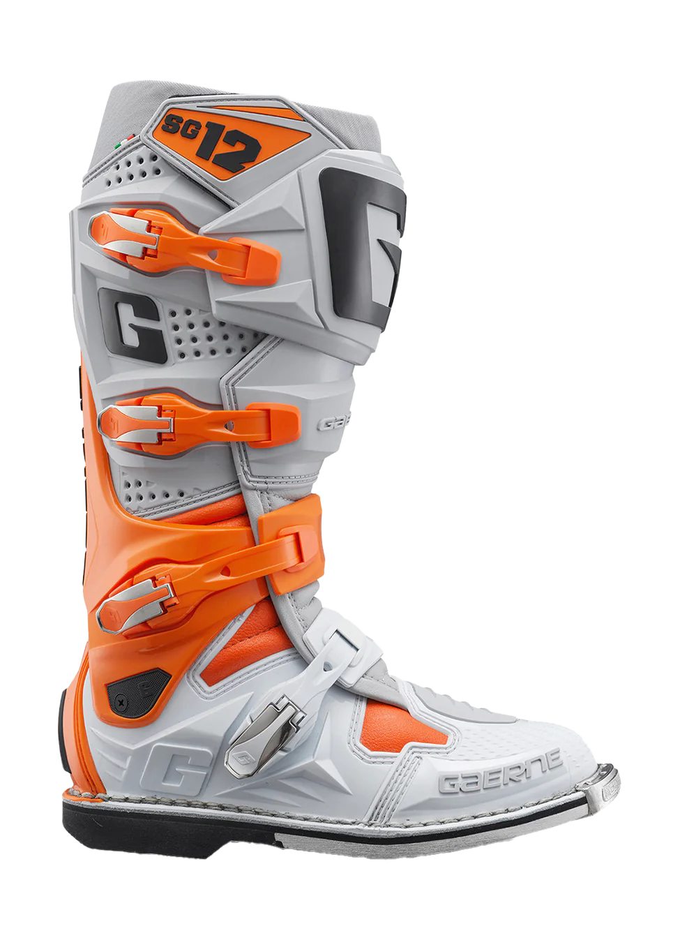 Gaerne Crosslaarzen SG-12 - Oranje / Grijs / Wit