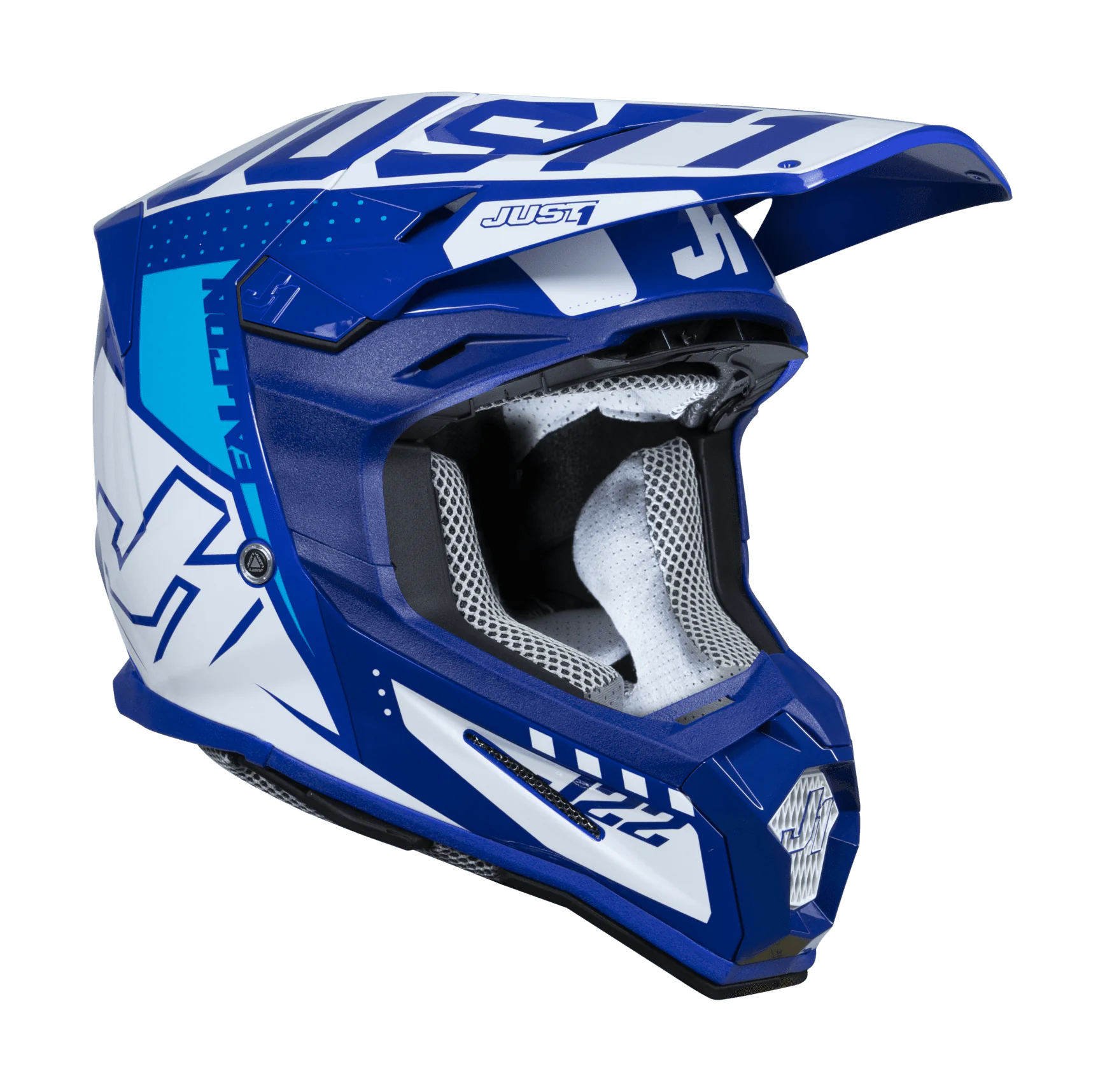 Just1 Crosshelm J22F Falcon - Blauw / Wit