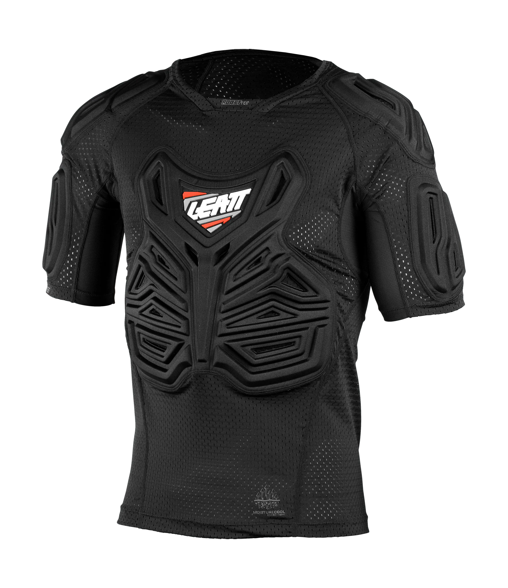 Leatt Kinder Beschermingsshirt Kort - Zwart