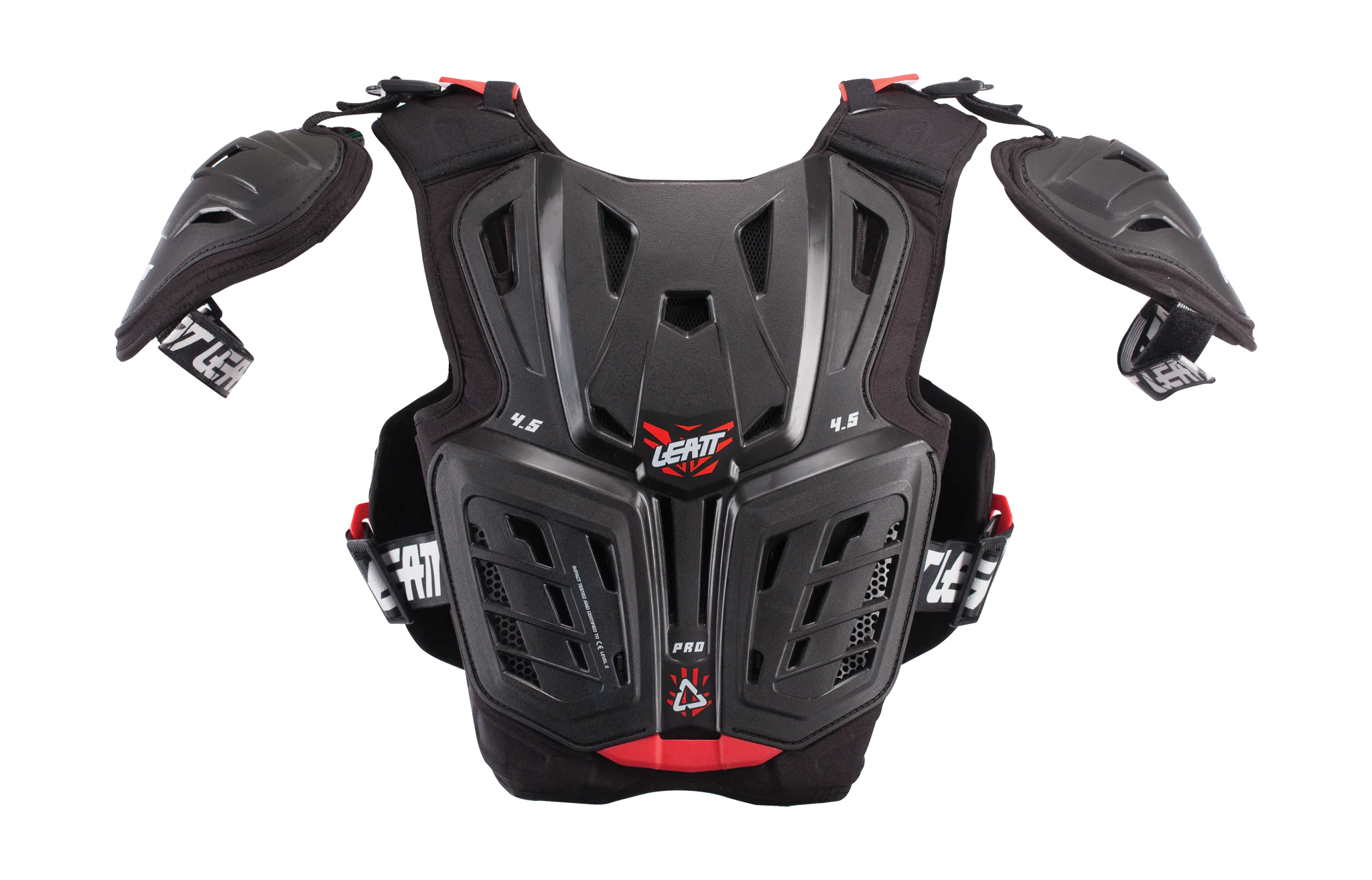 Leatt Kinder Bodyprotector 4.5 Pro - Zwart / Rood