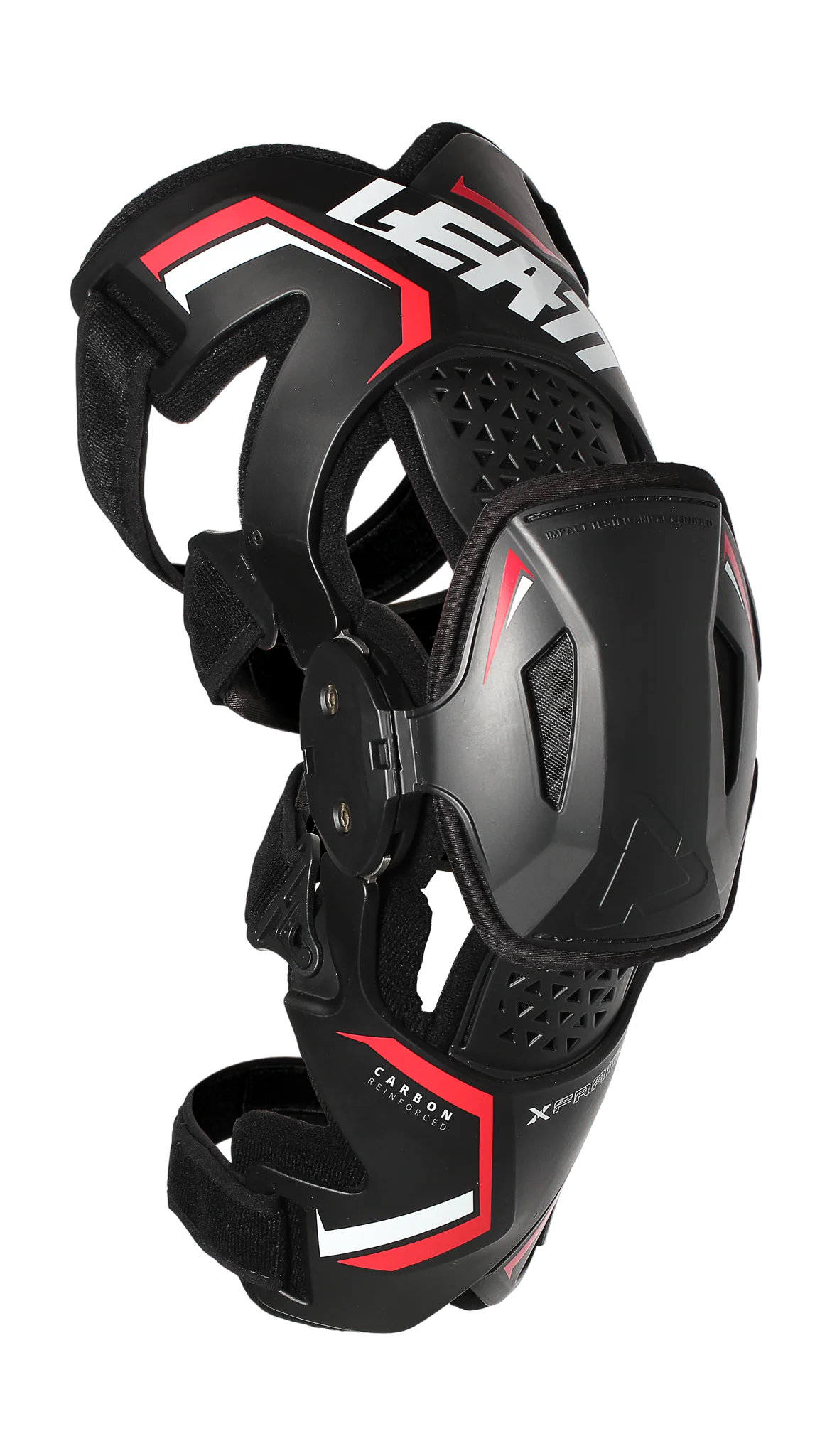 Leatt Kniebraces X-Frame - Zwart / Wit / Rood