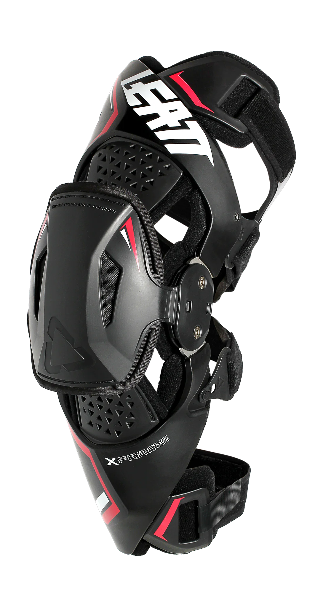 Leatt Kniebraces X-Frame - Zwart / Wit / Rood