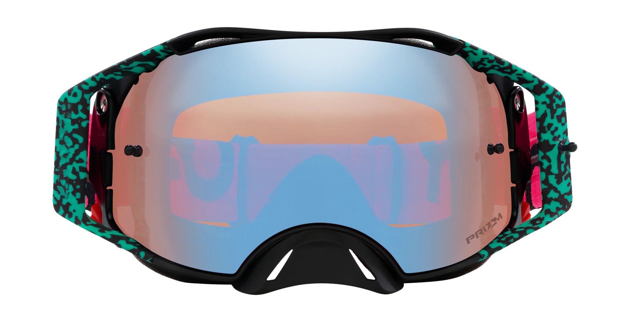 Oakley Crossbril Airbrake MX Bengal Venom - Prizm Sapphire Iridium Lens