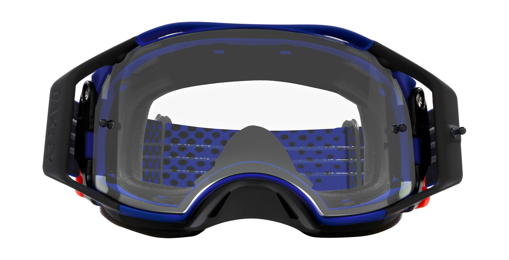 Oakley Crossbril Airbrake MX Moto Blue B1B - Clear Lens