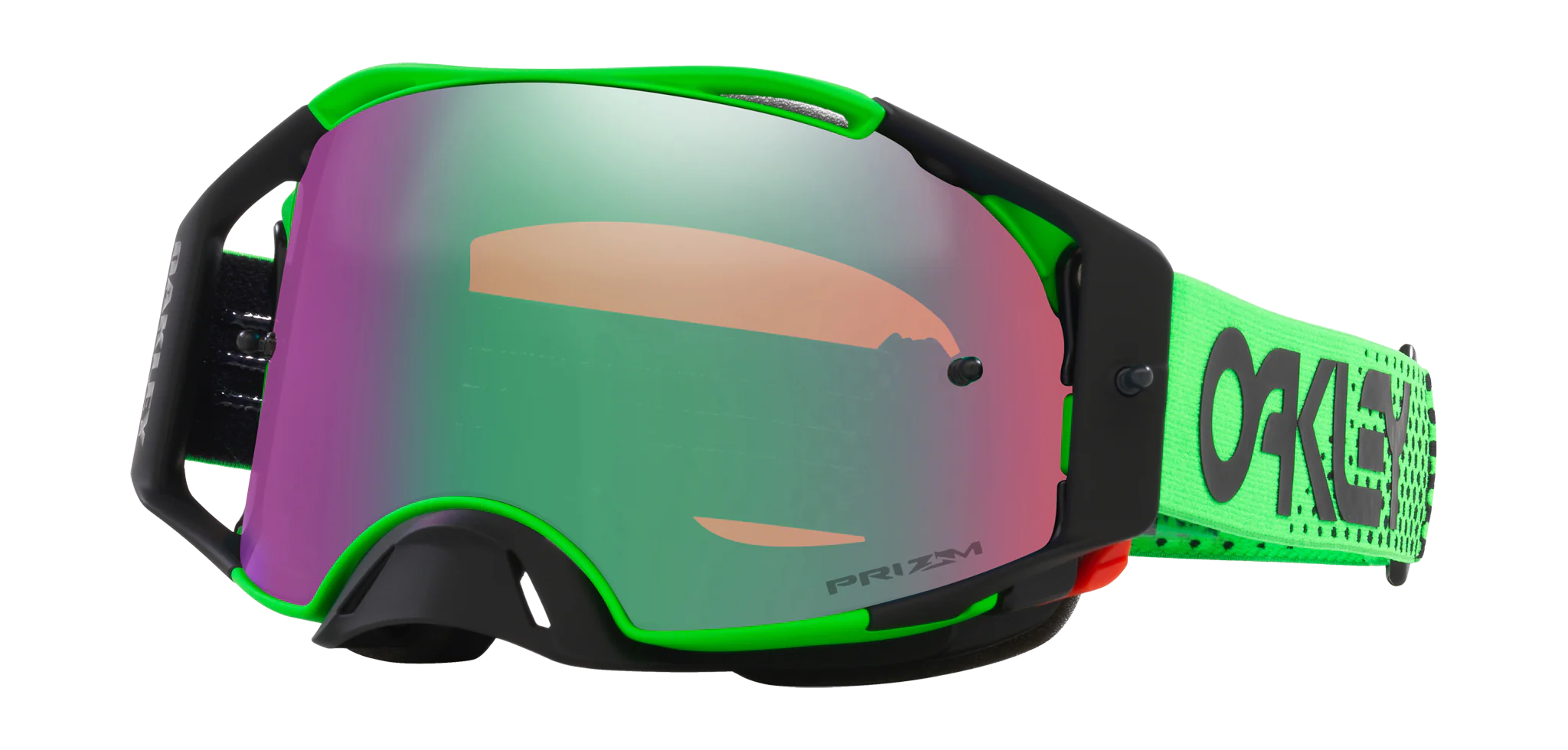 Oakley Crossbril Airbrake MX Moto Green B1B - Prizm Jade Iridium Lens