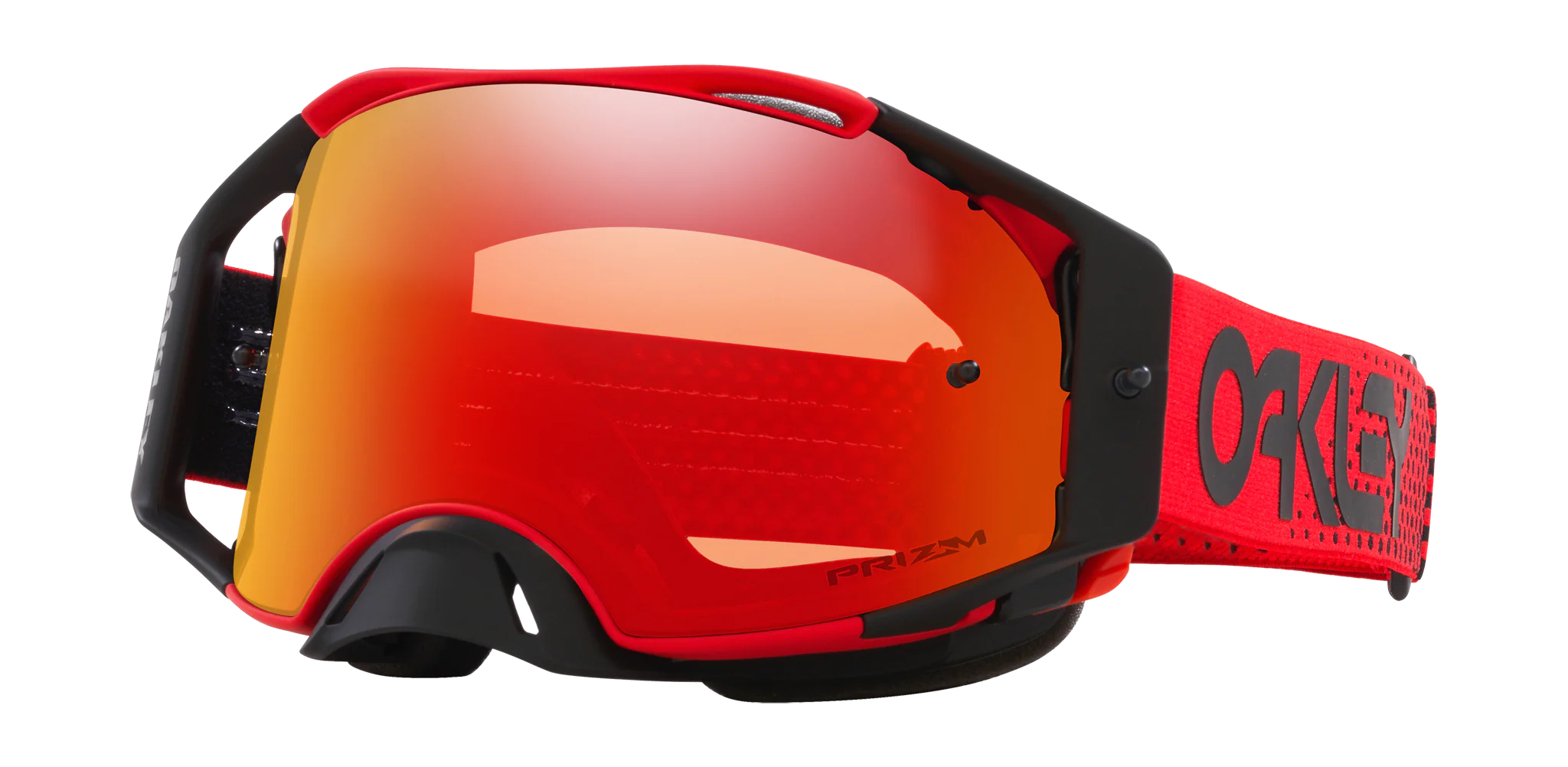 Oakley Crossbril Airbrake MX Moto Red B1B - Prizm Torch Iridium Lens