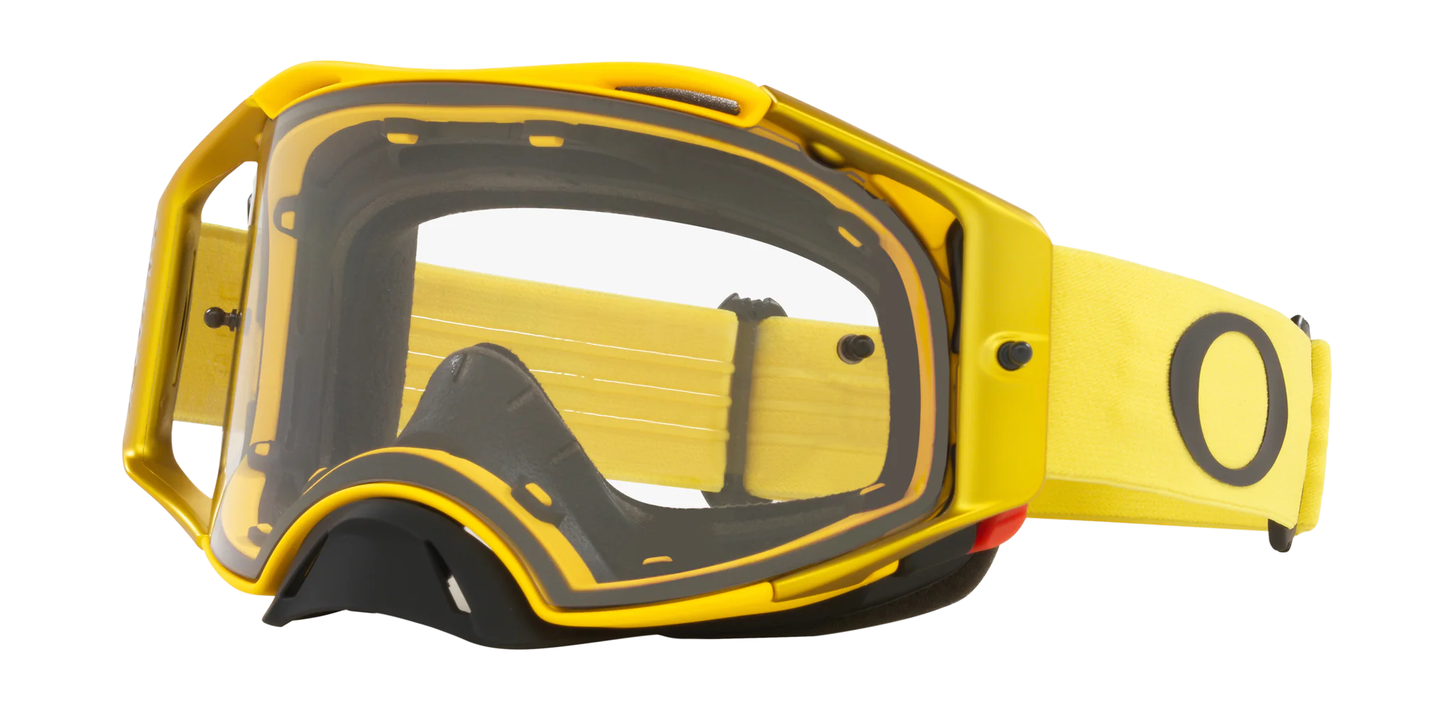 Oakley Crossbril Airbrake MX Moto Yellow - Clear Lens