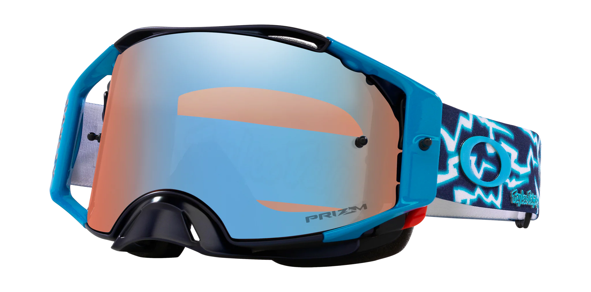 Oakley Crossbril Airbrake MX TLD Blue Lightning - Prizm Sapphire Iridium Lens