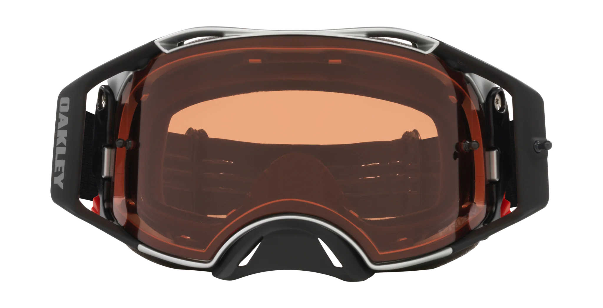 Oakley Crossbril Airbrake MX Tuff Blocks Black Gunmetal - Prizm Brons Lens