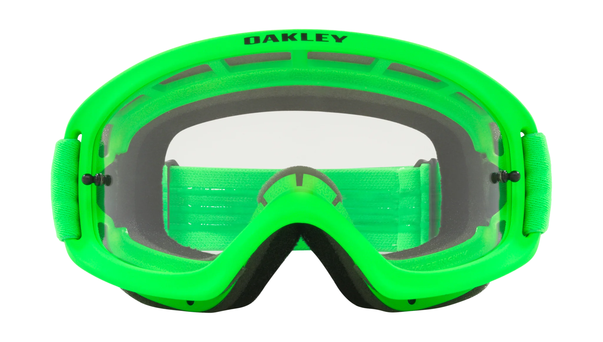 Oakley Kinder Crossbril XS O-frame 2.0 Moto Green - Clear Lens