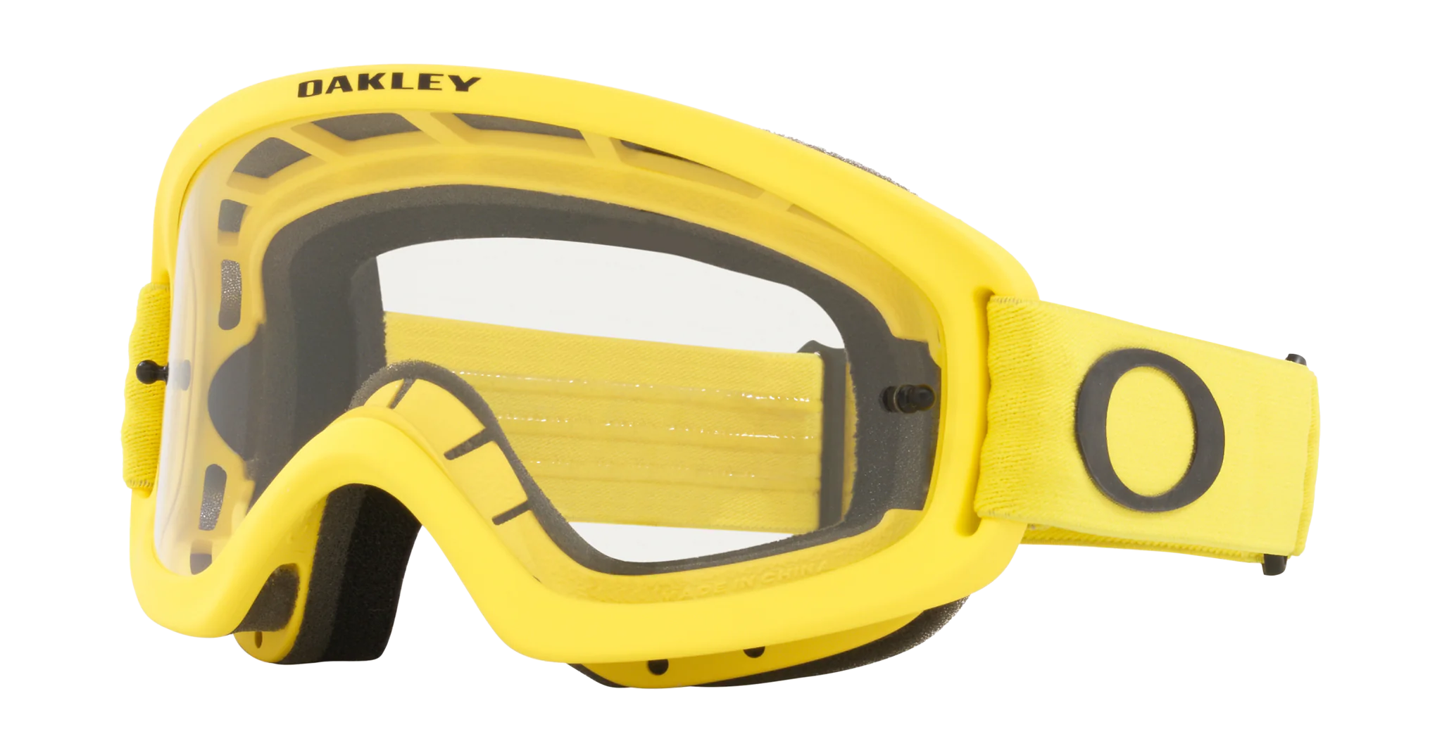 Oakley Kinder Crossbril XS O-frame 2.0 Moto Yellow - Clear Lens