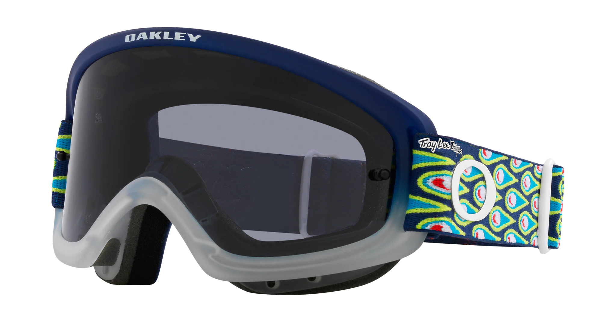 Oakley Kinder Crossbril XS O-frame 2.0 TLD Speed Bubbles Navy - Donker Grijs Lens