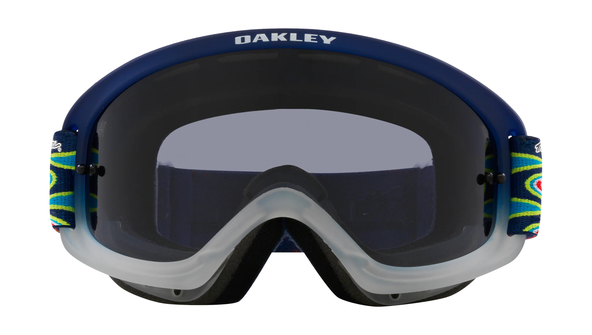 Oakley Kinder Crossbril XS O-frame 2.0 TLD Speed Bubbles Navy - Donker Grijs Lens