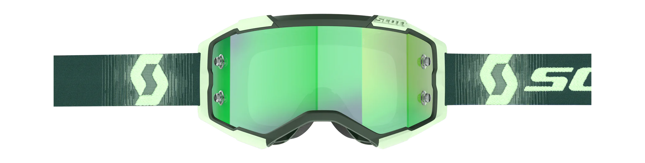 Scott Crossbril Fury - Donker Groen / Mint Groen - Spiegel Groen Lens