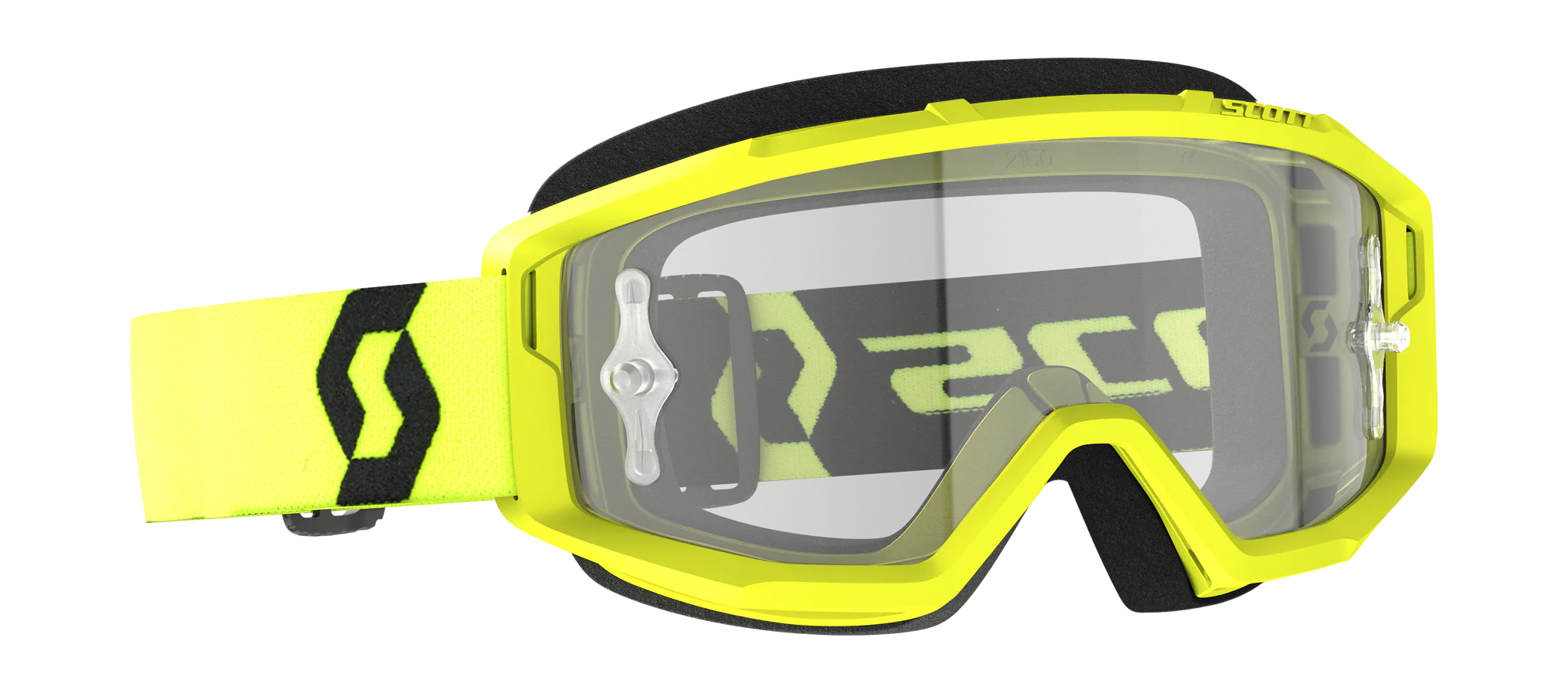Scott Crossbril Primal - Geel / Zwart - Clear Lens