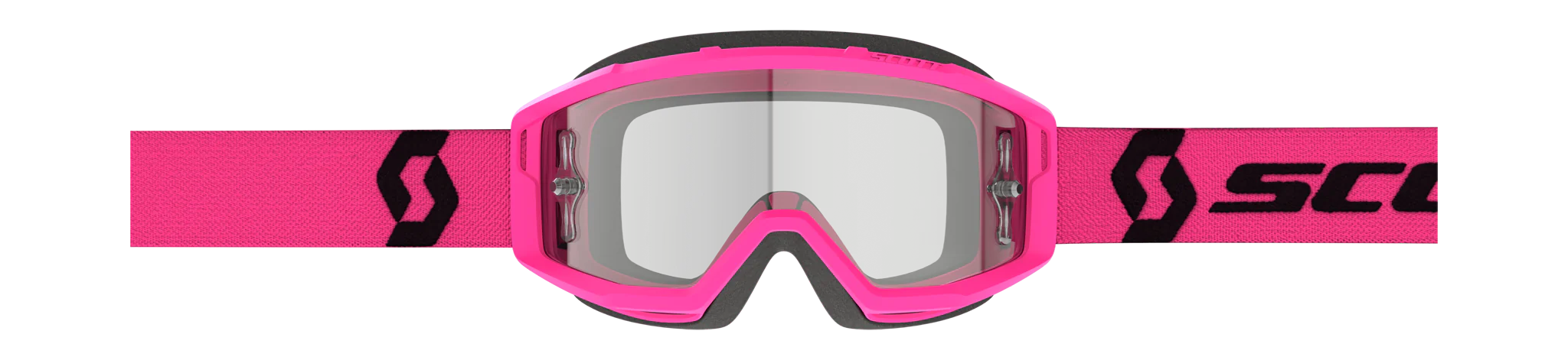 Scott Crossbril Primal - Roze / Zwart - Clear Lens