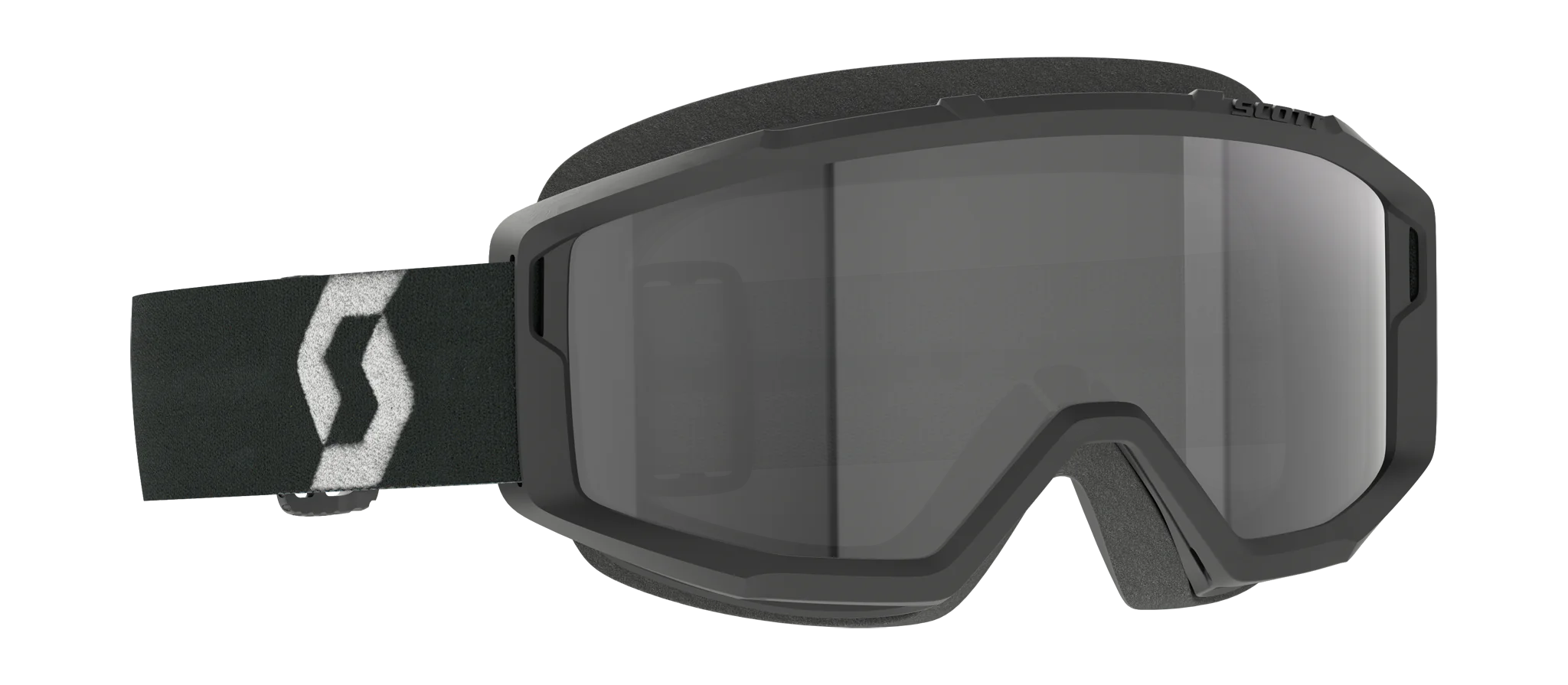Scott Crossbril Primal Sand Dust - Zwart / Wit - Donker Grijs Lens
