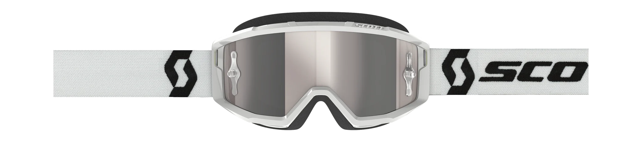 Scott Crossbril Primal - Wit - Spiegel Zilver Lens