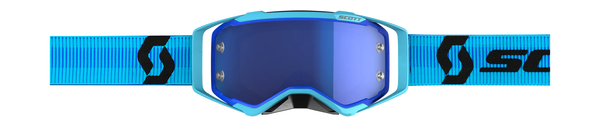 Scott Crossbril Prospect - Blauw / Zwart - Spiegel Electric Blauw Lens