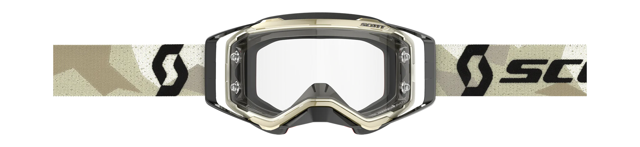 Scott Crossbril Prospect Sand Dust - Camo Beige / Zwart - Light Sensitive Grijs Lens