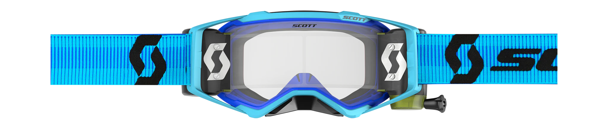 Scott Crossbril Roll-Off Prospect WFS - Blauw / Zwart - Clear Lens