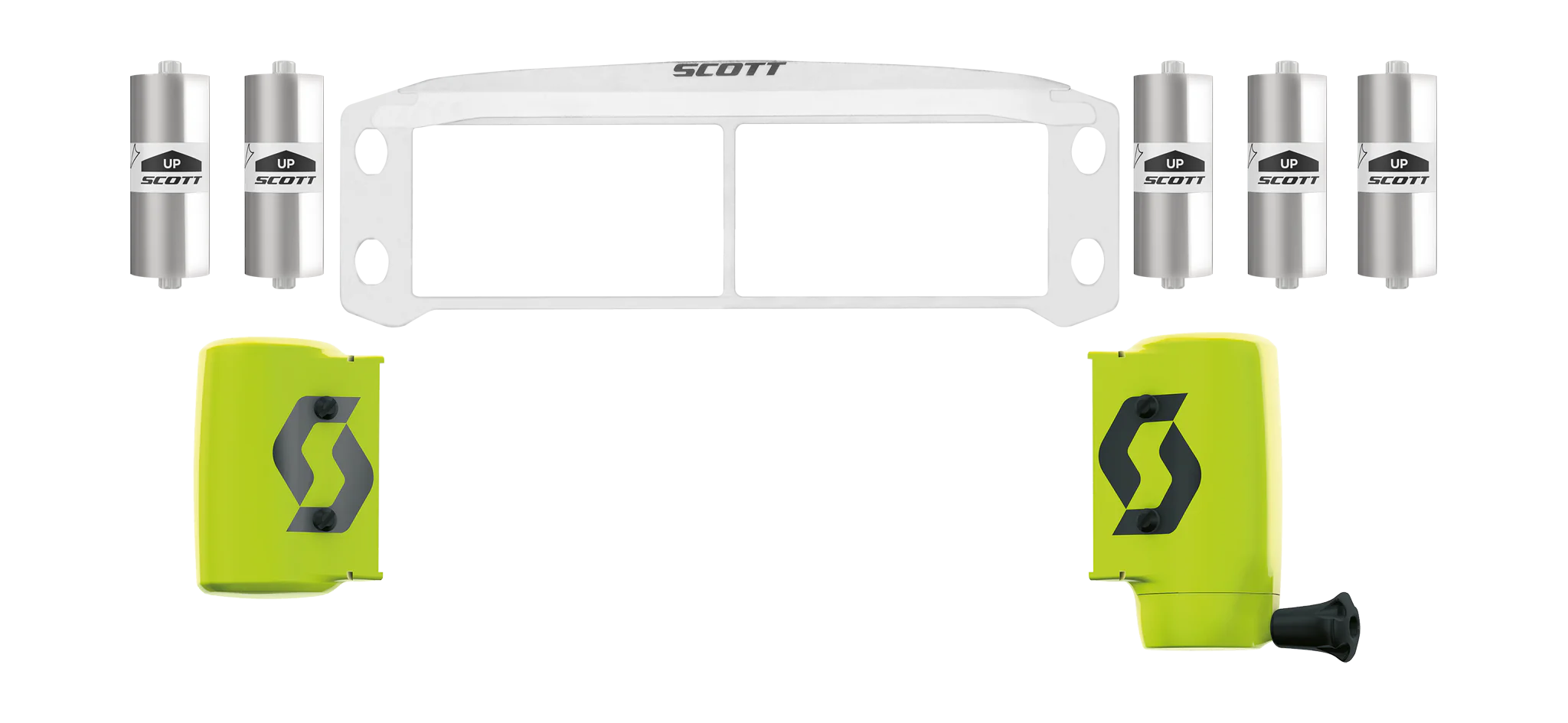 Scott Roll-Off Systeem WFS Prospect / Fury - Fluo Geel - 50 mm
