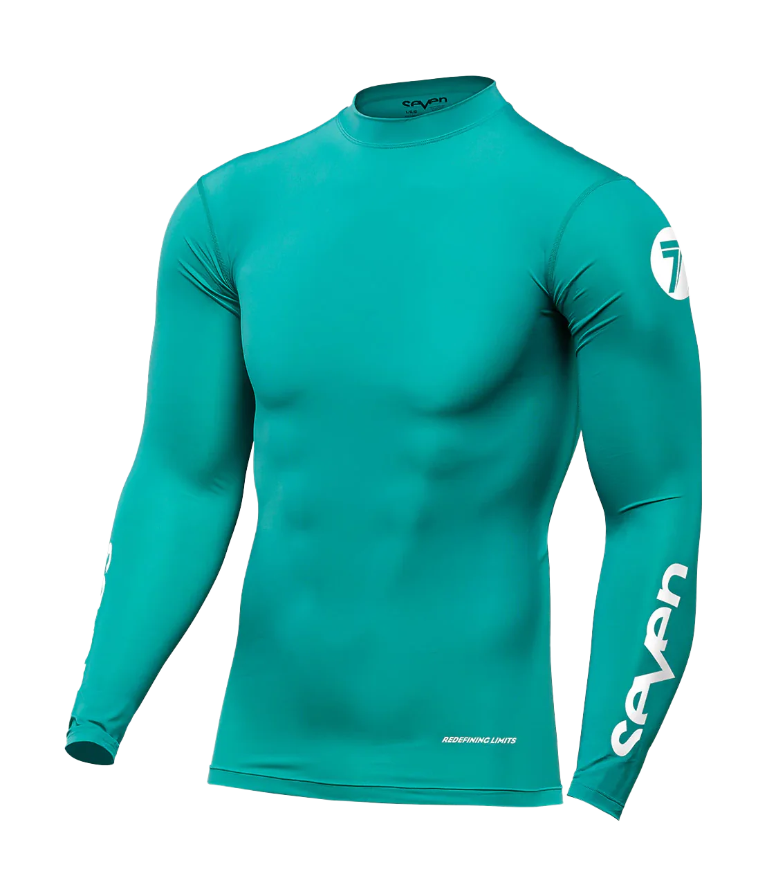 Seven Compressie Shirt Zero Blade - Aqua Lite