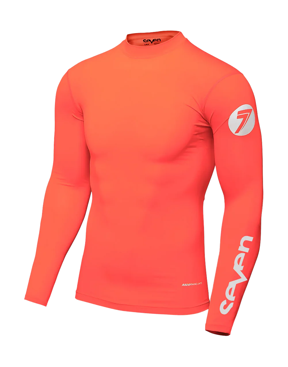 Seven Compressie Shirt Zero Blade - Coral