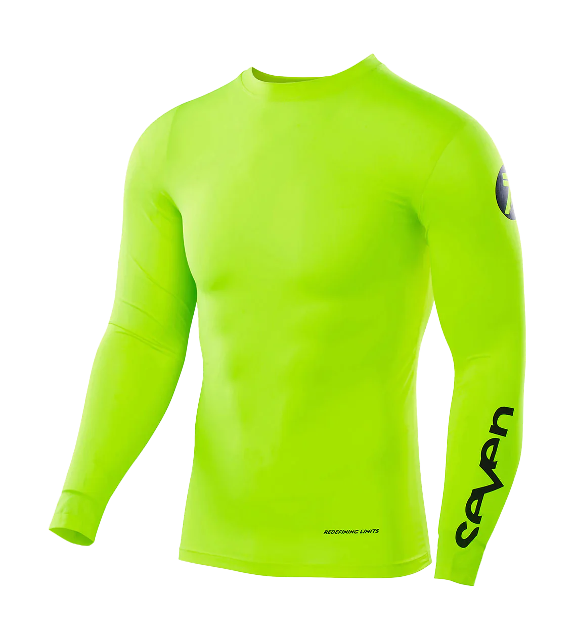 Seven Compressie Shirt Zero Blade - Fluo Geel
