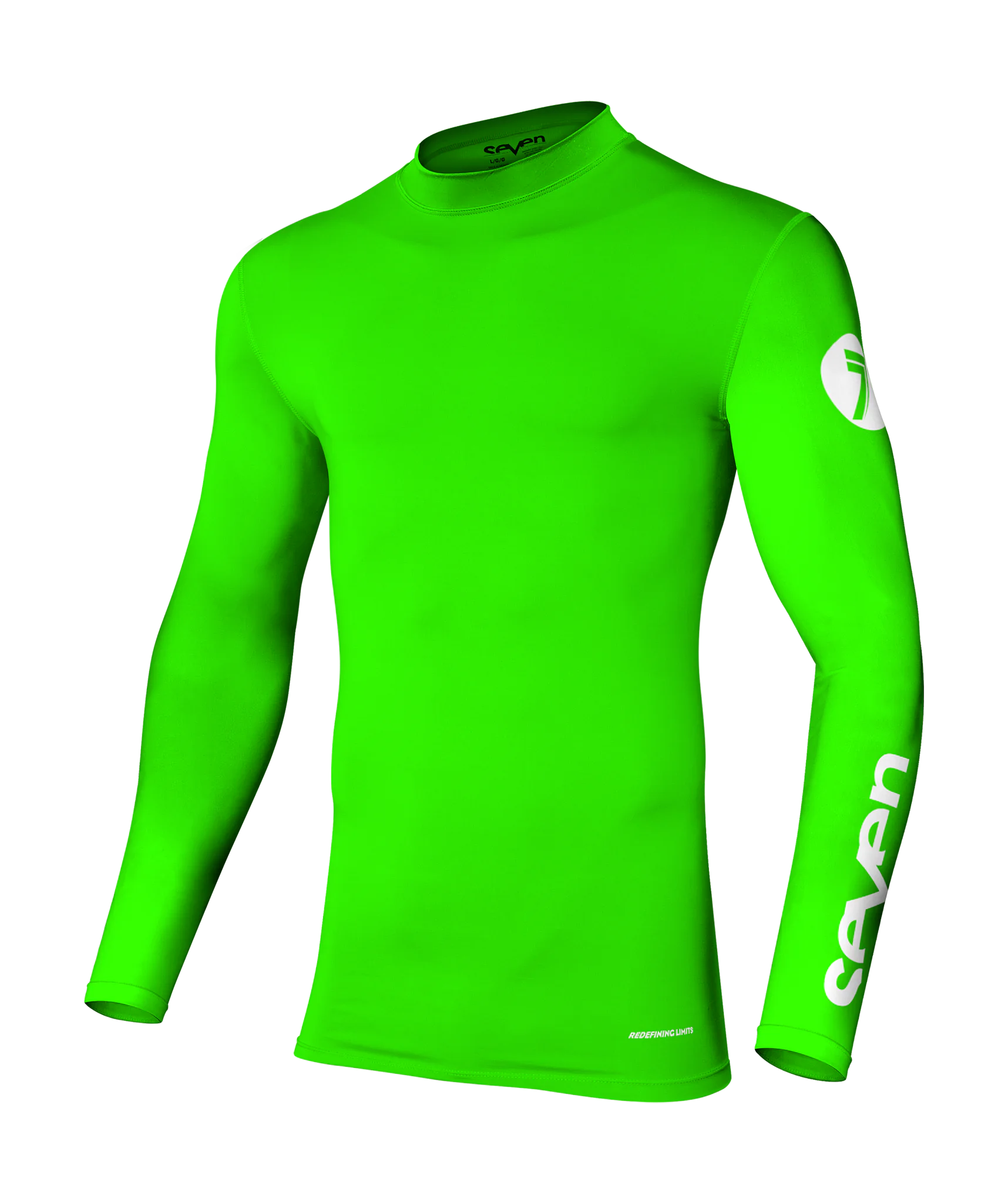 Seven Compressie Shirt Zero - Flo Groen