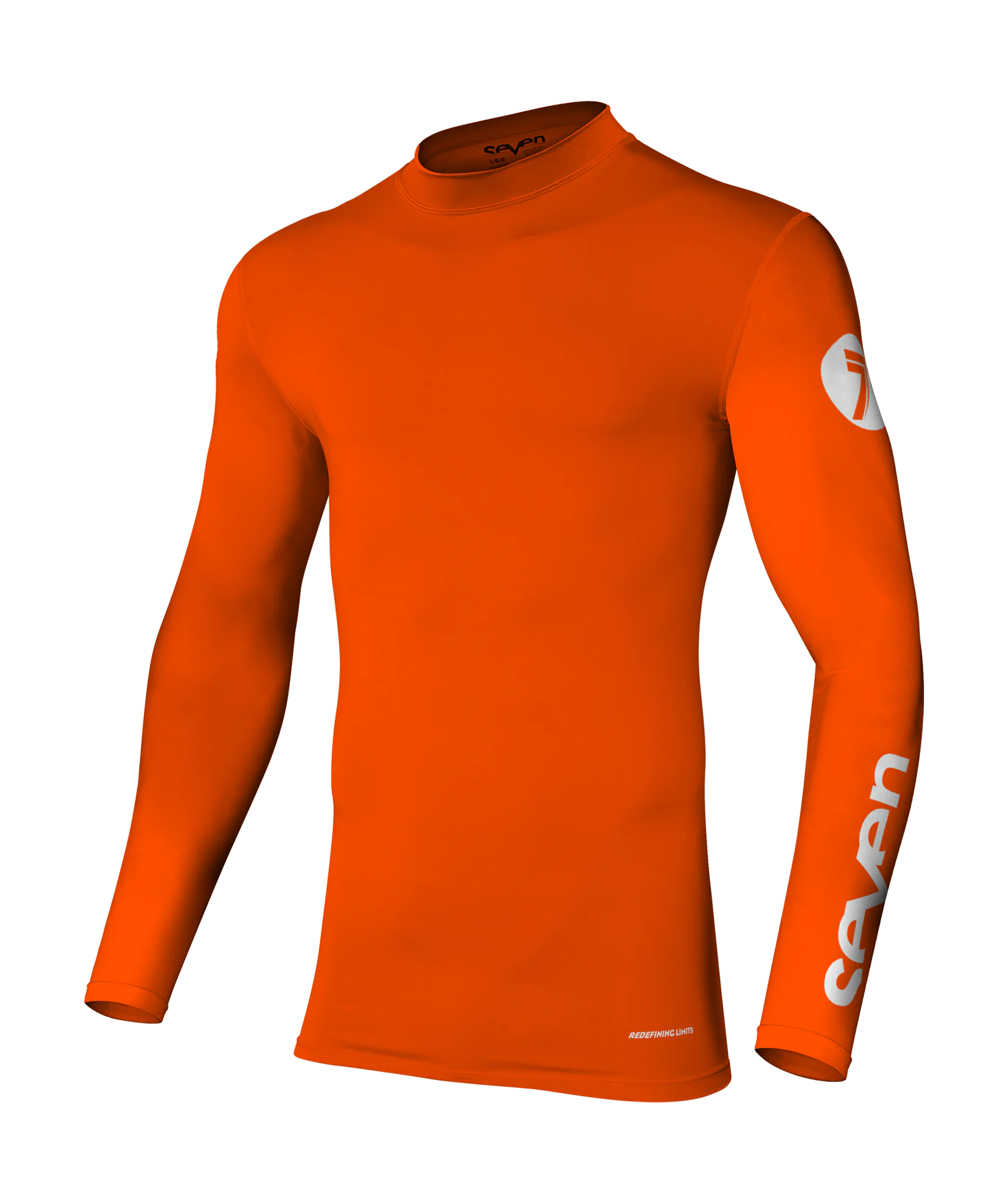 Seven Compressie Shirt Zero - Flo Oranje