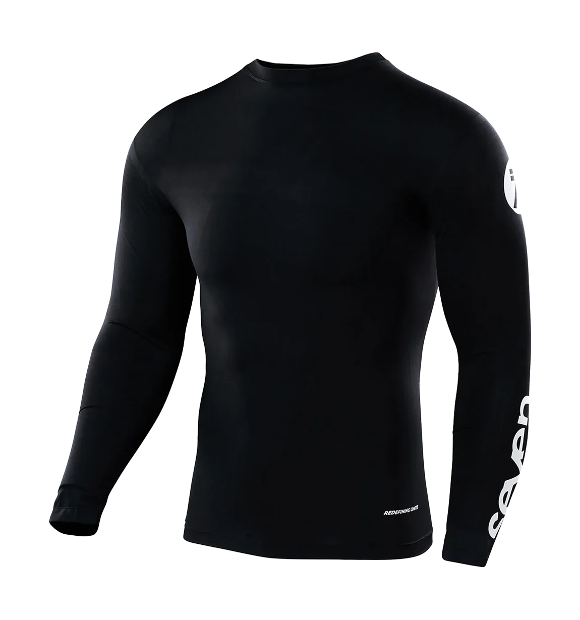 Seven Compressie Shirt Zero Staple - Zwart