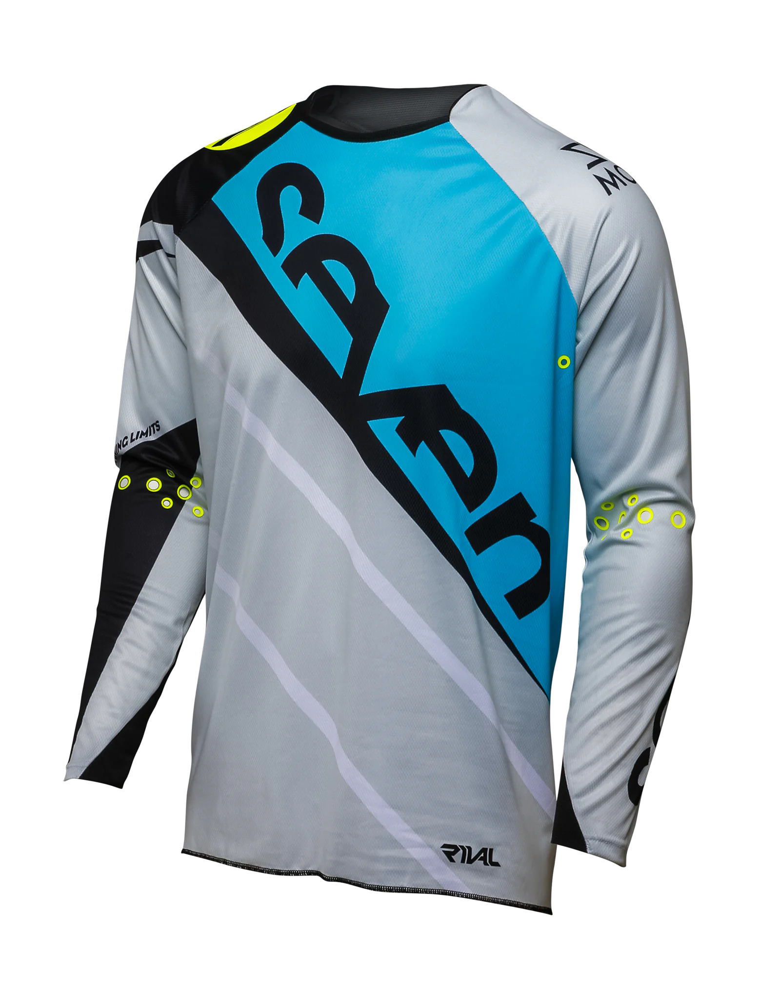 Seven Cross Shirt Rival Militant - Blauw / Cement