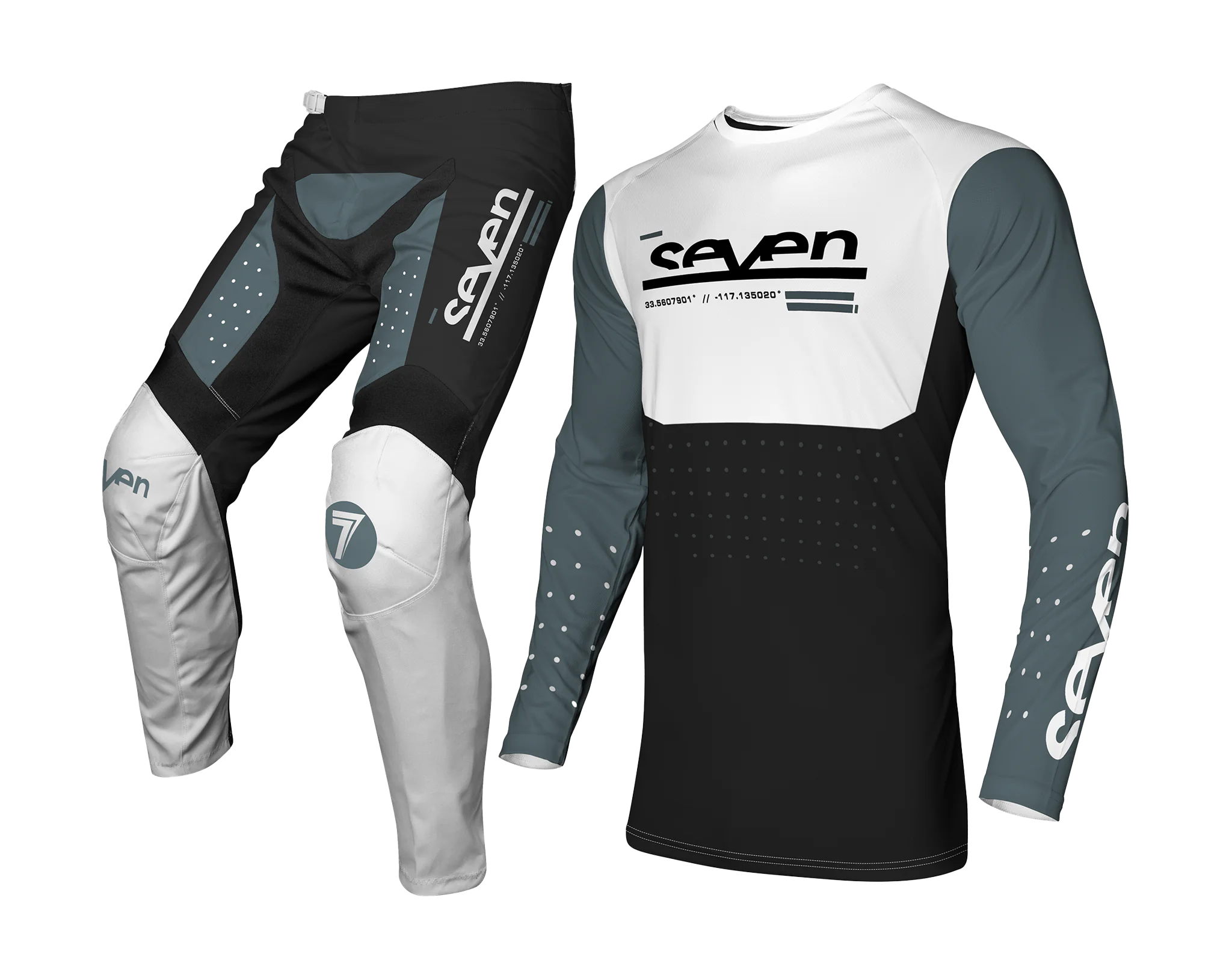 Seven Crosskleding Vox Aperture - Lead / Zwart