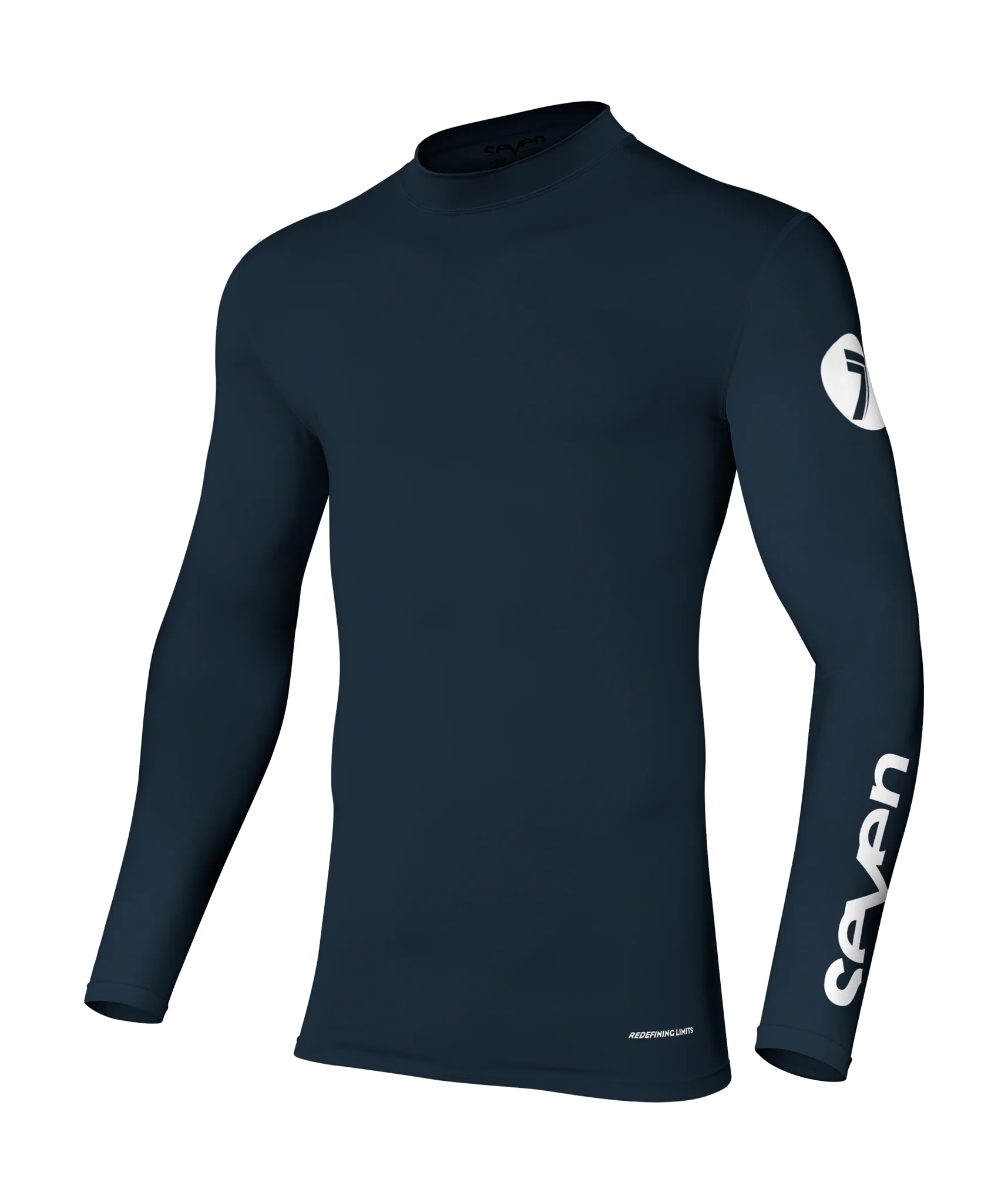 Seven Kinder Compressie Shirt Zero Blade - Navy