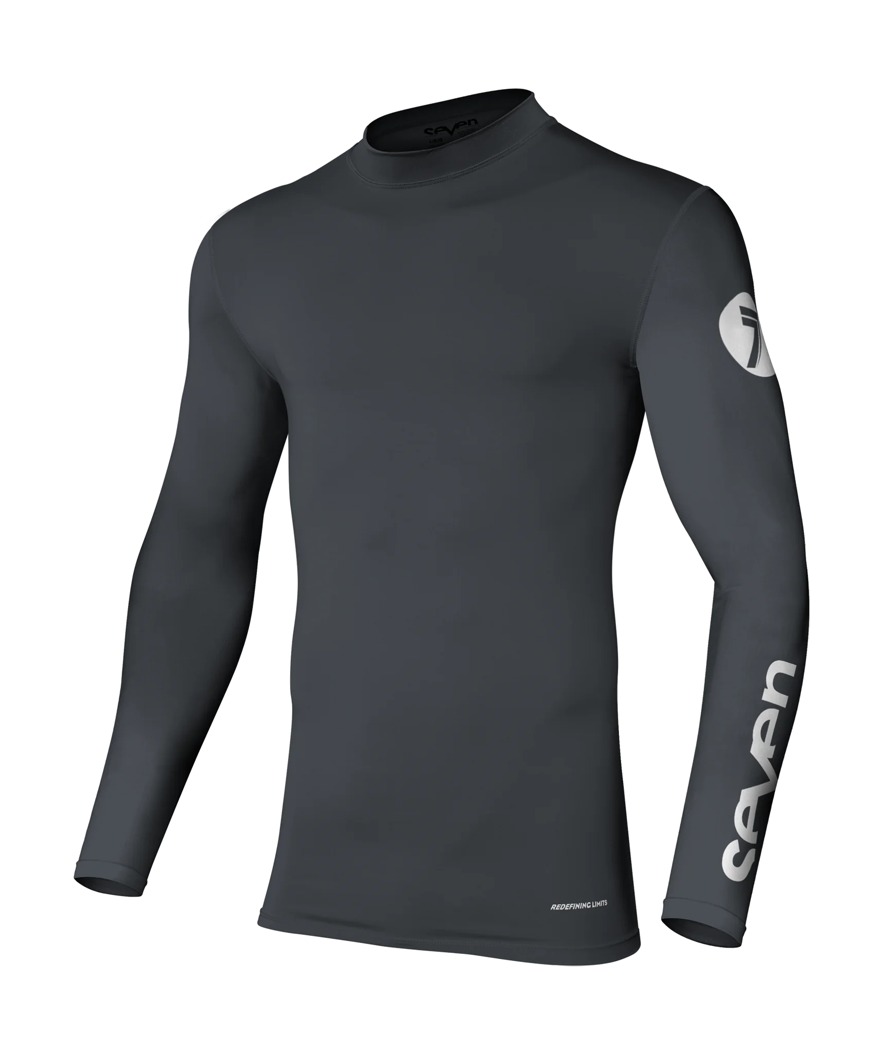 Seven Kinder Compressie Shirt Zero - Charcoal
