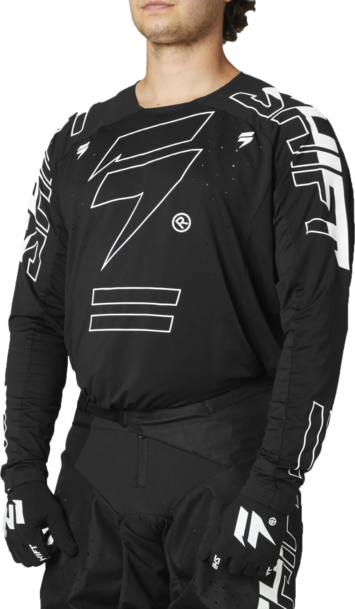 Shift Cross Shirt 3LACK Label King - Zwart