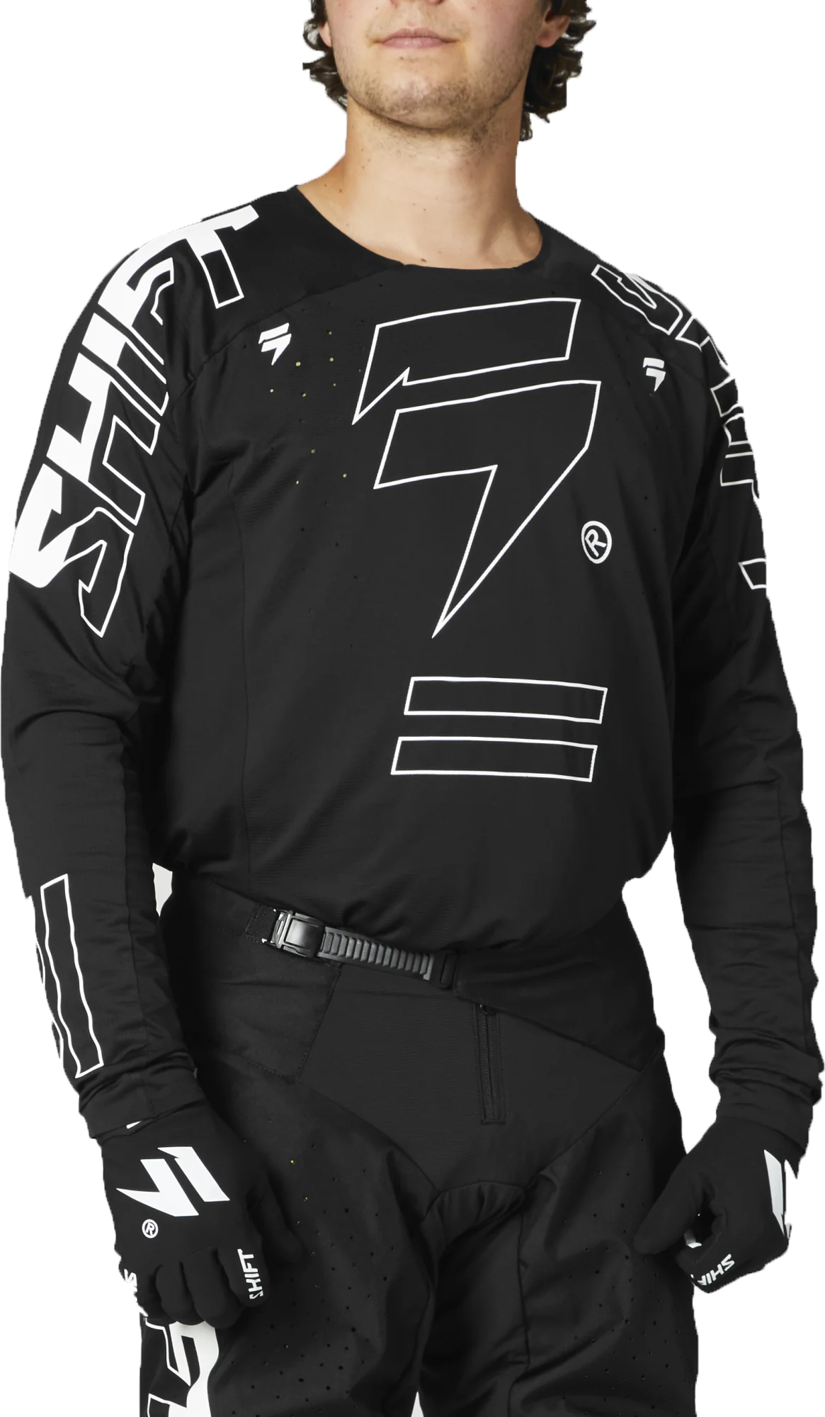 Shift Cross Shirt 3LACK Label King - Zwart