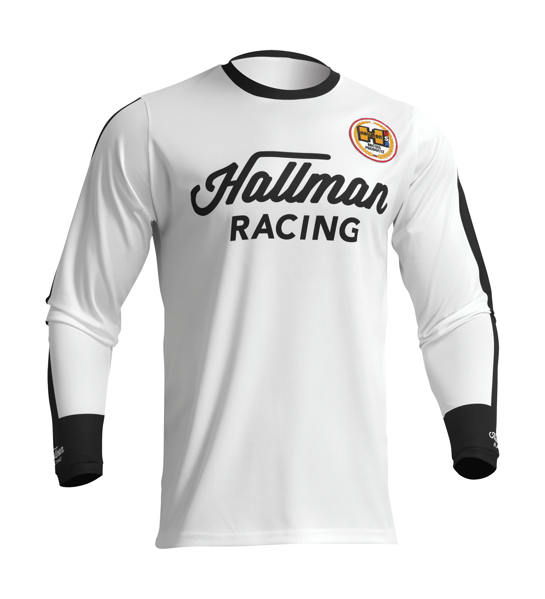 Thor Cross Shirt 2026 Hallman Differ Roosted - Wit / Zwart