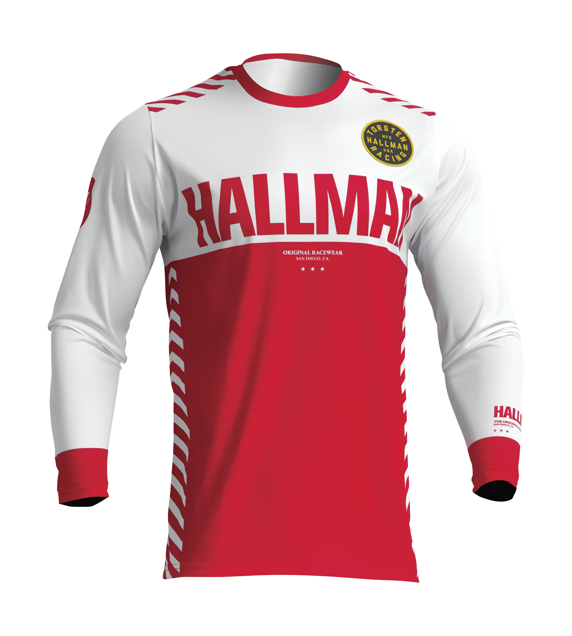 Thor Cross Shirt 2026 Hallman Differ Slice - Wit / Rood