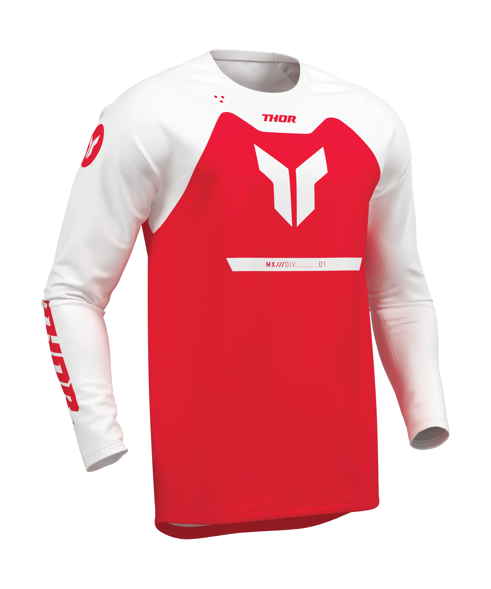Thor Cross Shirt 2026 Ridemode Menace - Rood