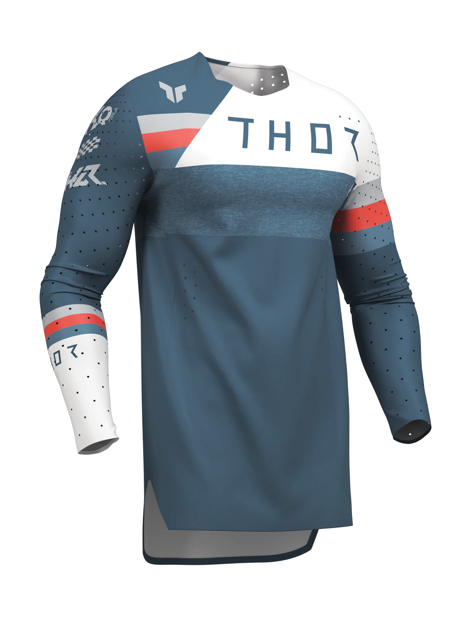Thor Cross Shirt 2026 Sportmode Leaque - Blauw / Wit
