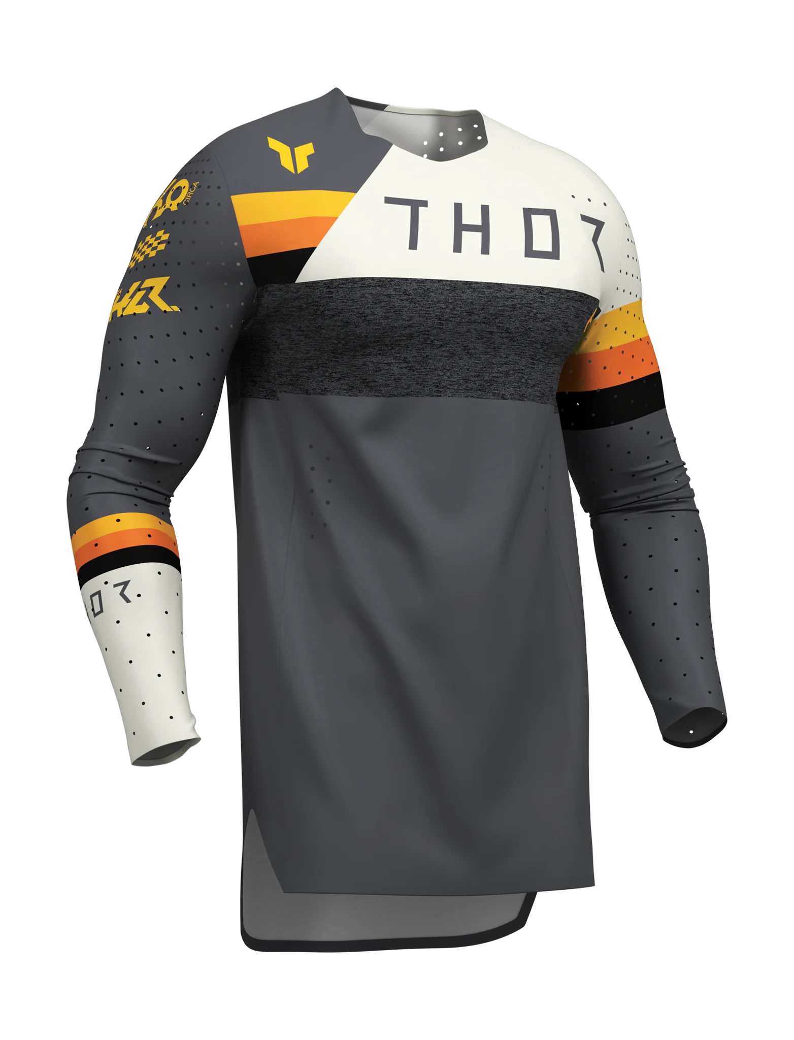 Thor Cross Shirt 2026 Sportmode Leaque - Charcoal / Vintage