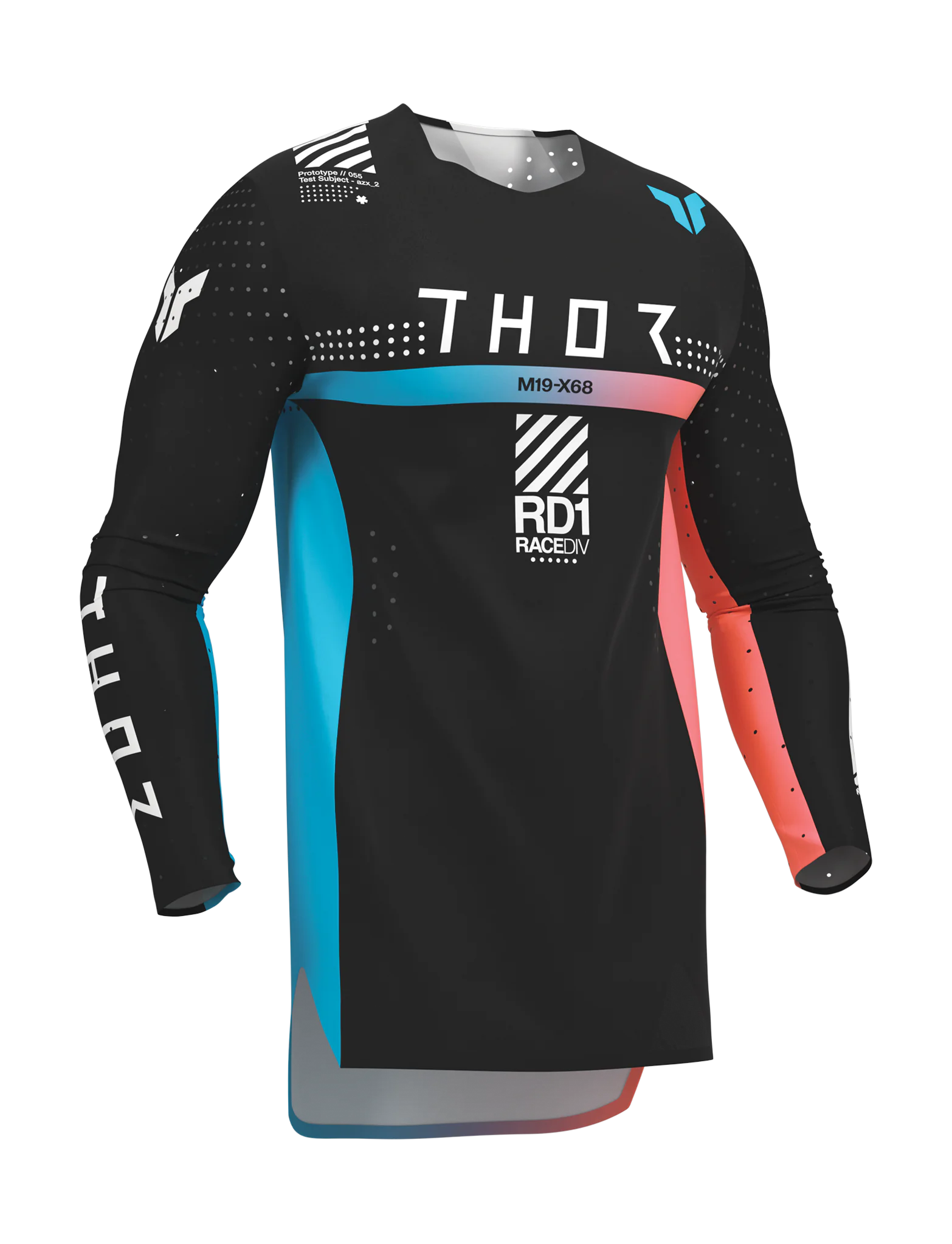 Thor Cross Shirt 2026 Sportmode Synth - Zwart