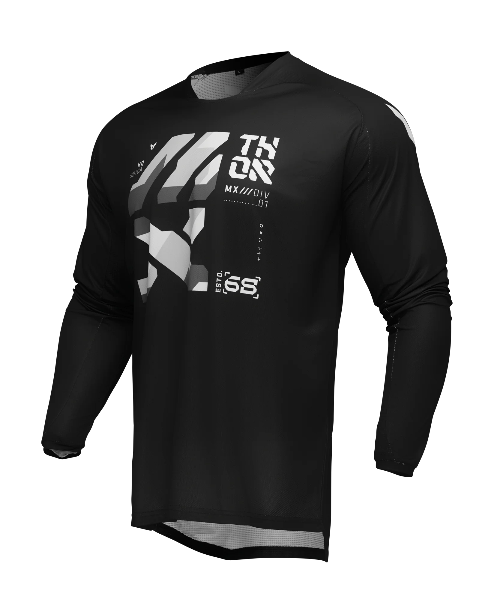 Thor Cross Shirt Launchmode Brave - Zwart / Grijs