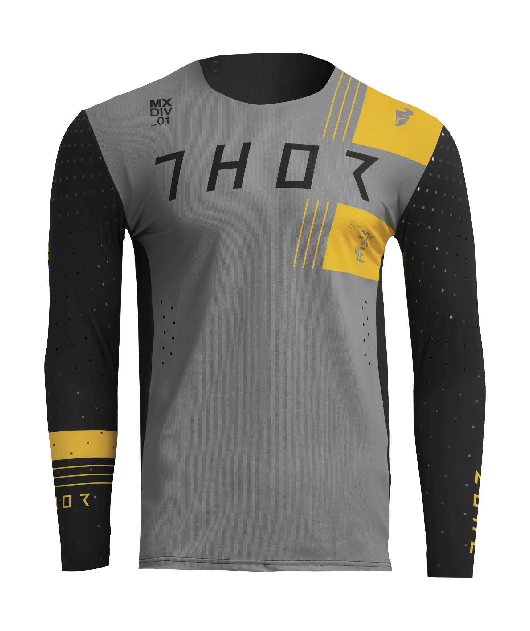 Thor Cross Shirt Prime Strike - Grijs / Lemon